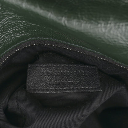 Saint Laurent Crinkled Lambskin Matelasse Monogram Medium Niki Chain Satchel Military Olive 7 of 10