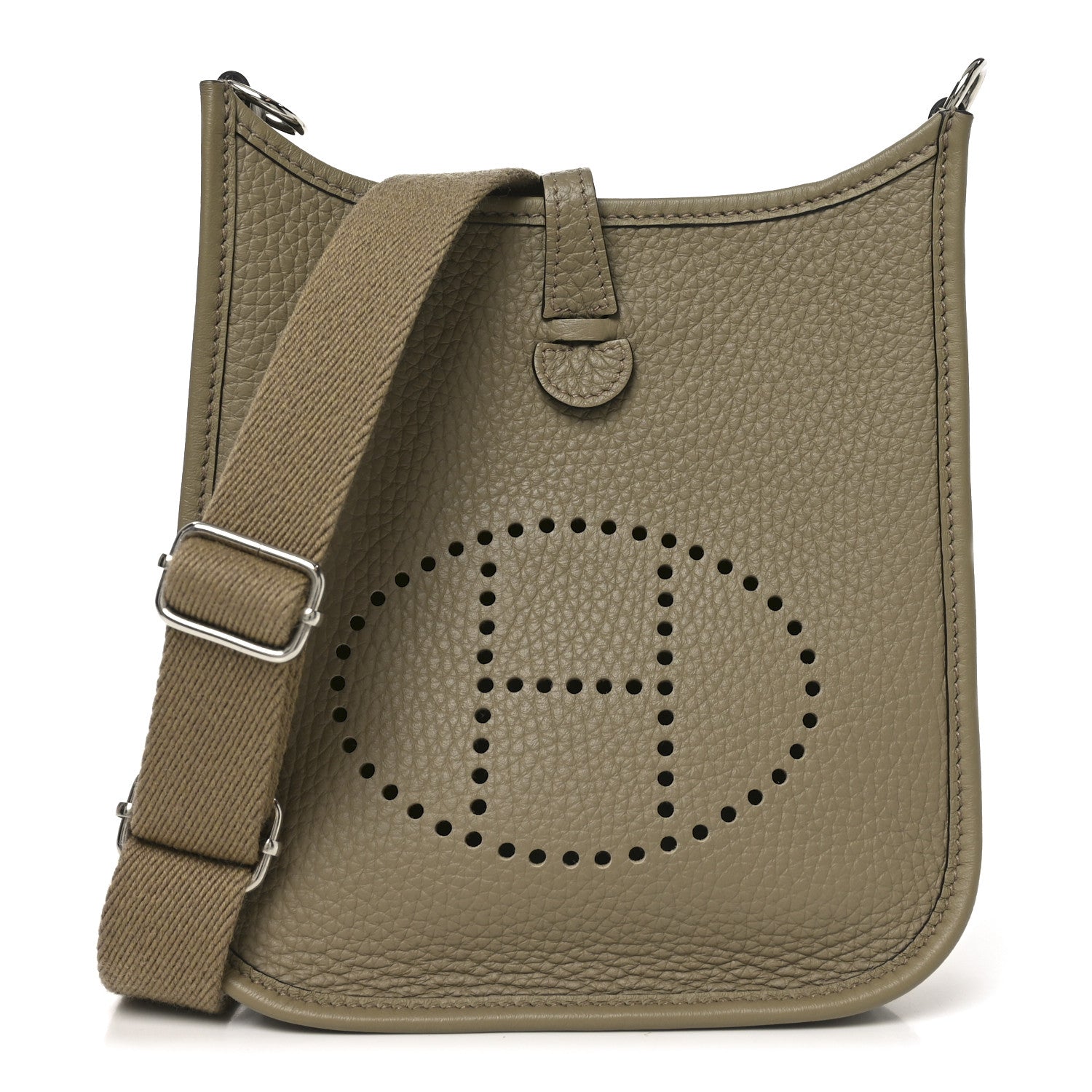 Hermes Taurillon Clemence Evelyne TPM Beige Marfa 1 of 9