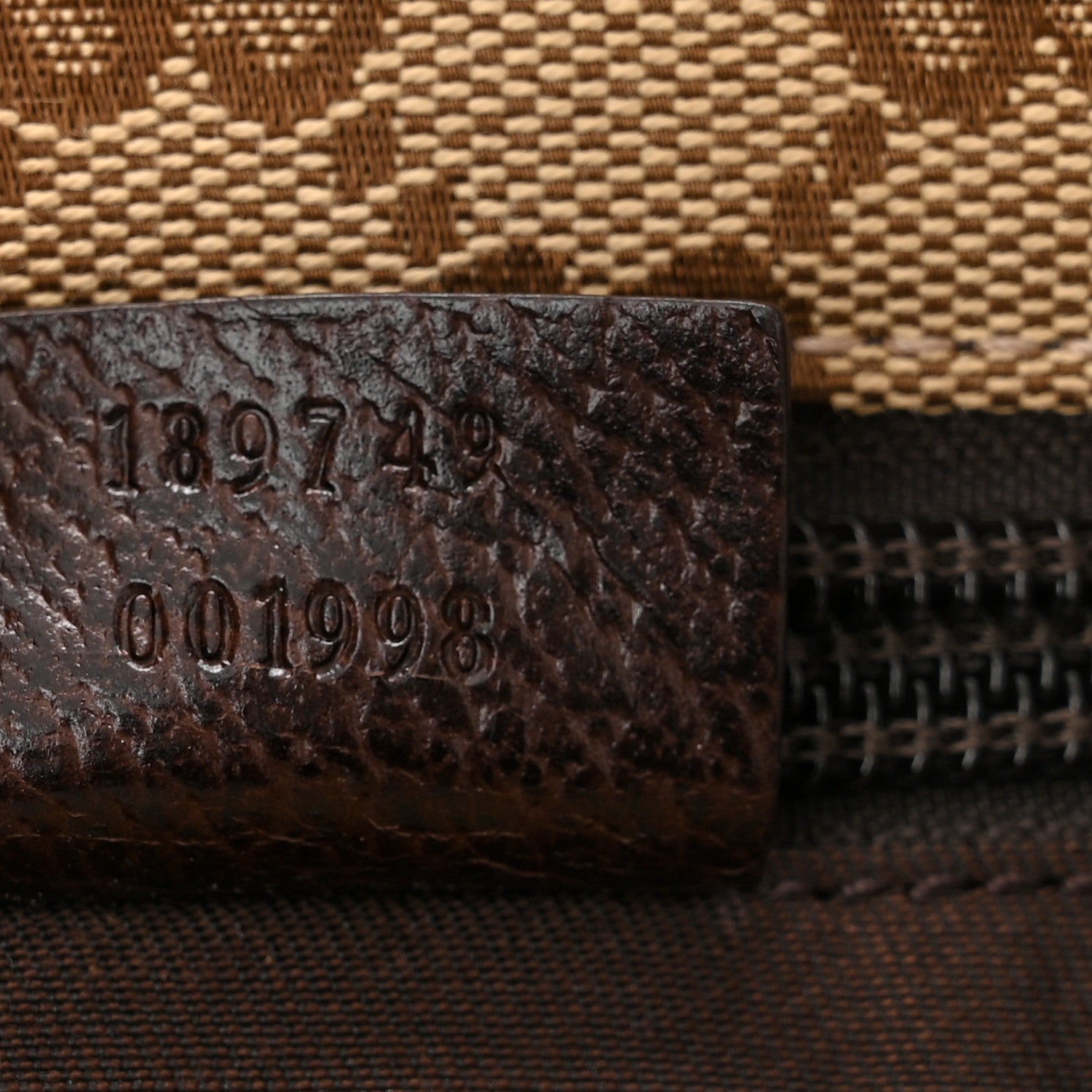 Gucci Monogram Web Small Flat Messenger Crossbody Dark Brown 7 of 10