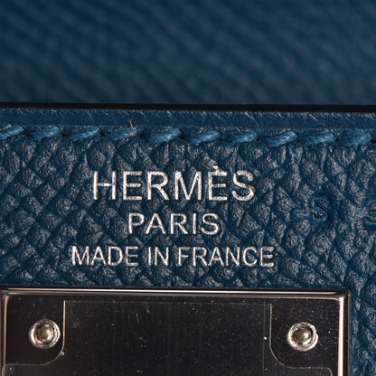 Hermes Epsom Kelly Retourne 28 Colvert Bleu 12 of 32