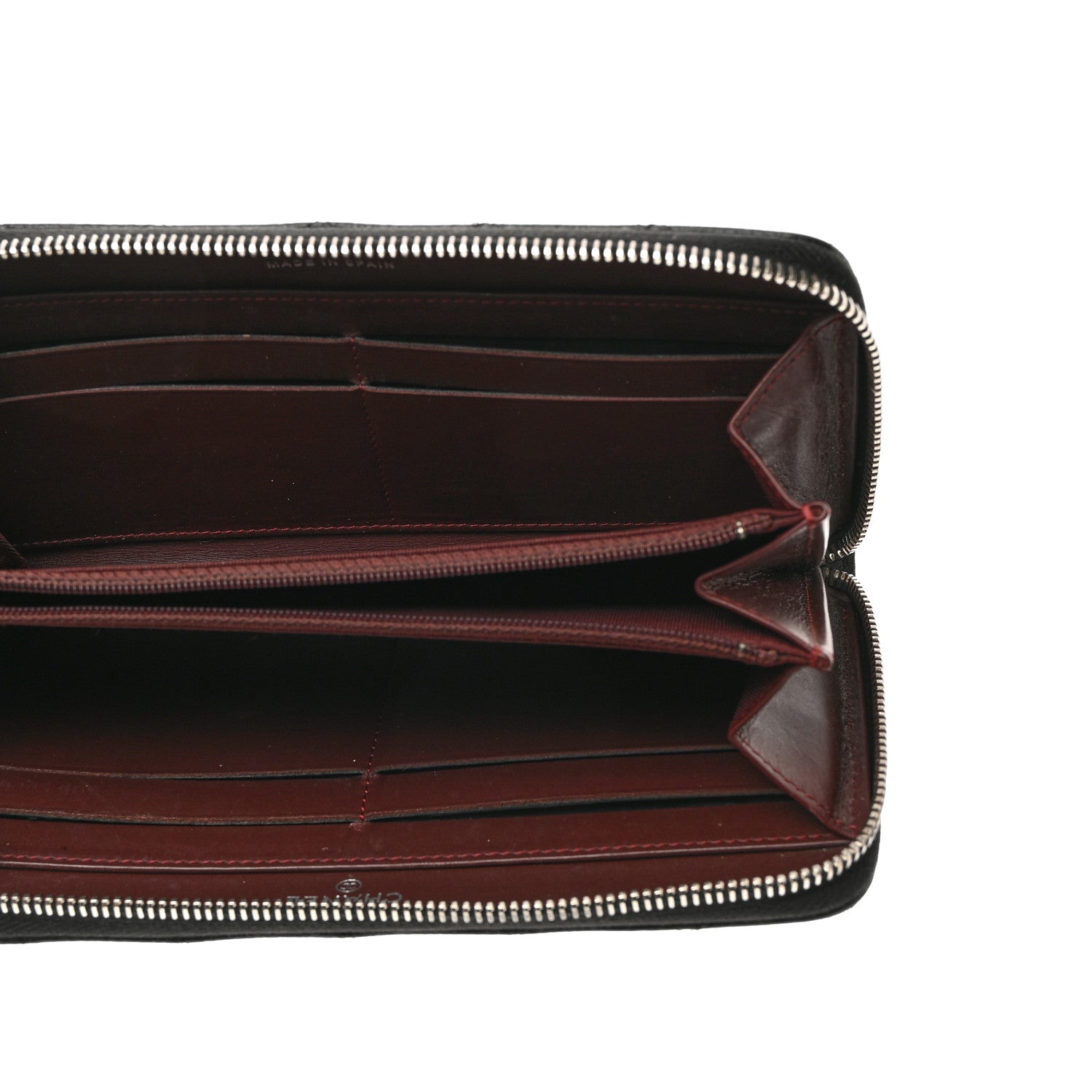 Chanel Caviar Quilted Large Gusset Zip Around Wallet Black 5 of 9