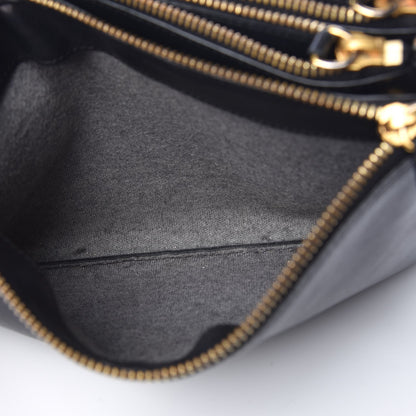 Celine Lambskin Small Trio Crossbody Bag Black 7 of 12