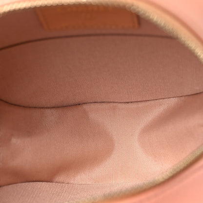 Chanel Calfskin Quilted Pearl Round Clutch With Chain Pink 5 of 10