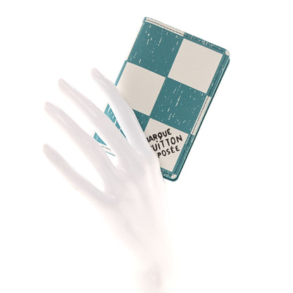 Louis Vuitton Damier Checkerboard Pocket Organizer Teal 2 of 6