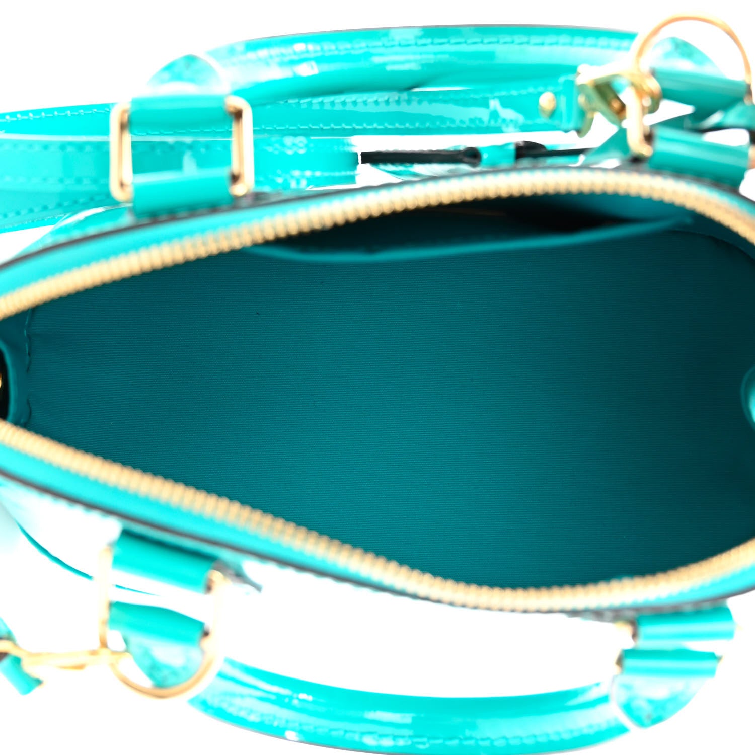 Louis Vuitton Vernis Alma BB Turquoise 5 of 12