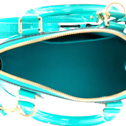 Louis Vuitton Vernis Alma BB Turquoise 5 of 12