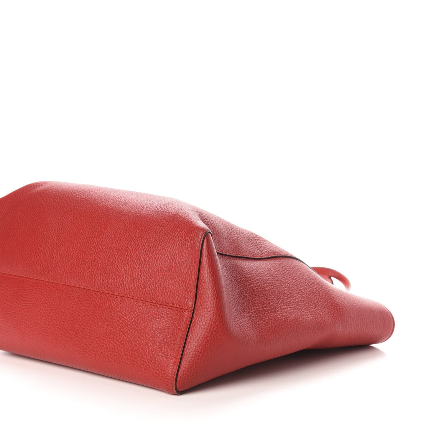 Dollar Calfskin Medium Swing Tote Red