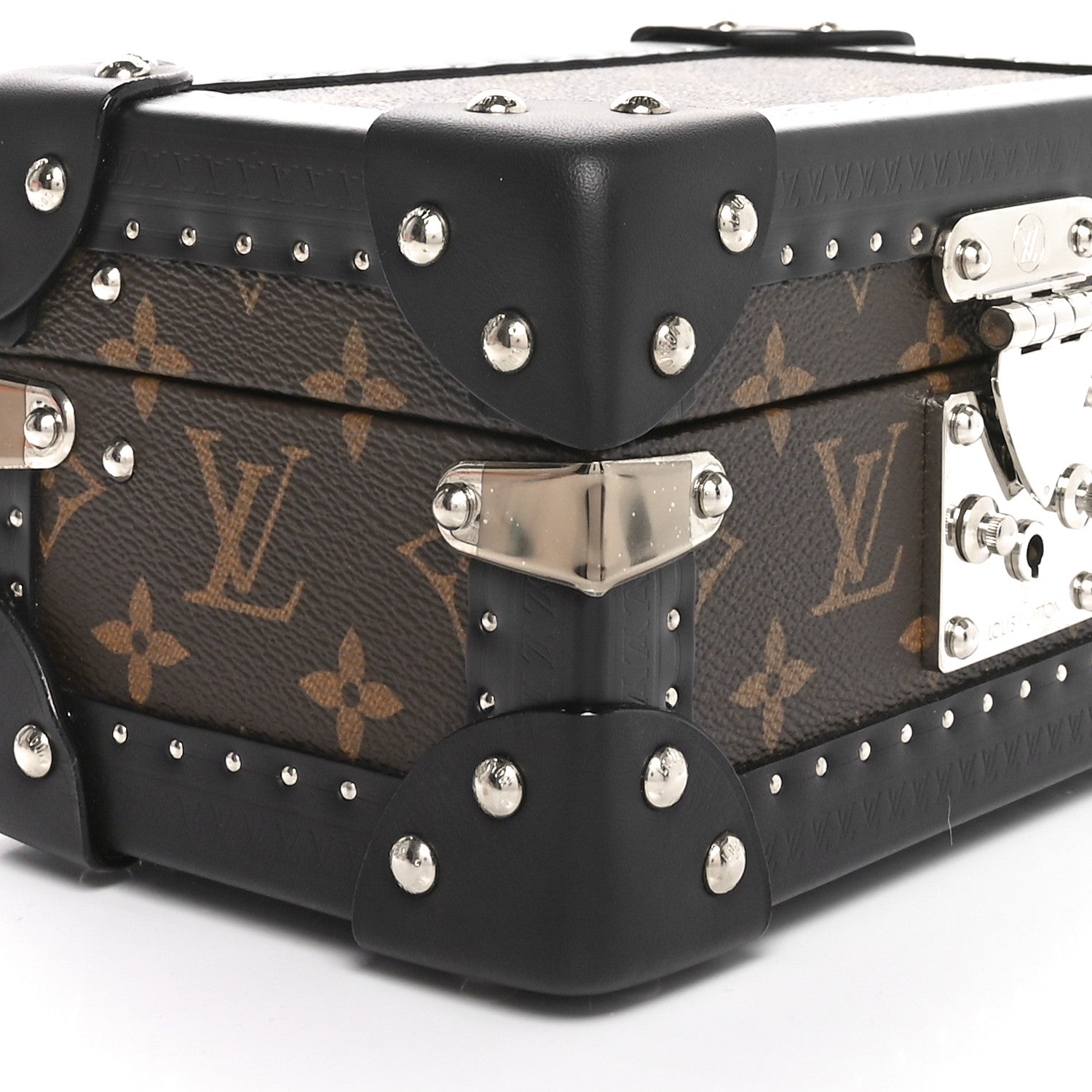 Louis Vuitton Monogram Macassar Coffret Tresor 20 Case 8 of 10