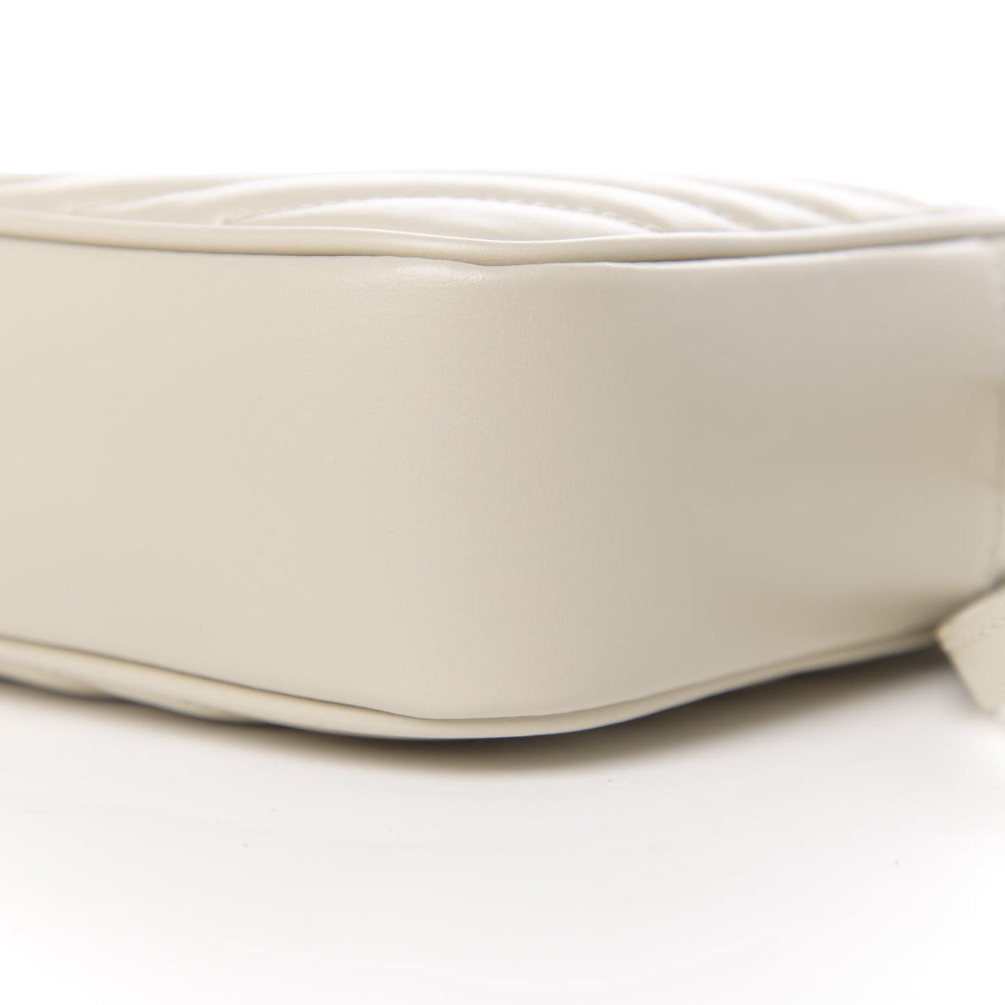 Calfskin Matelasse Monogram Lou Camera Bag Crema Soft