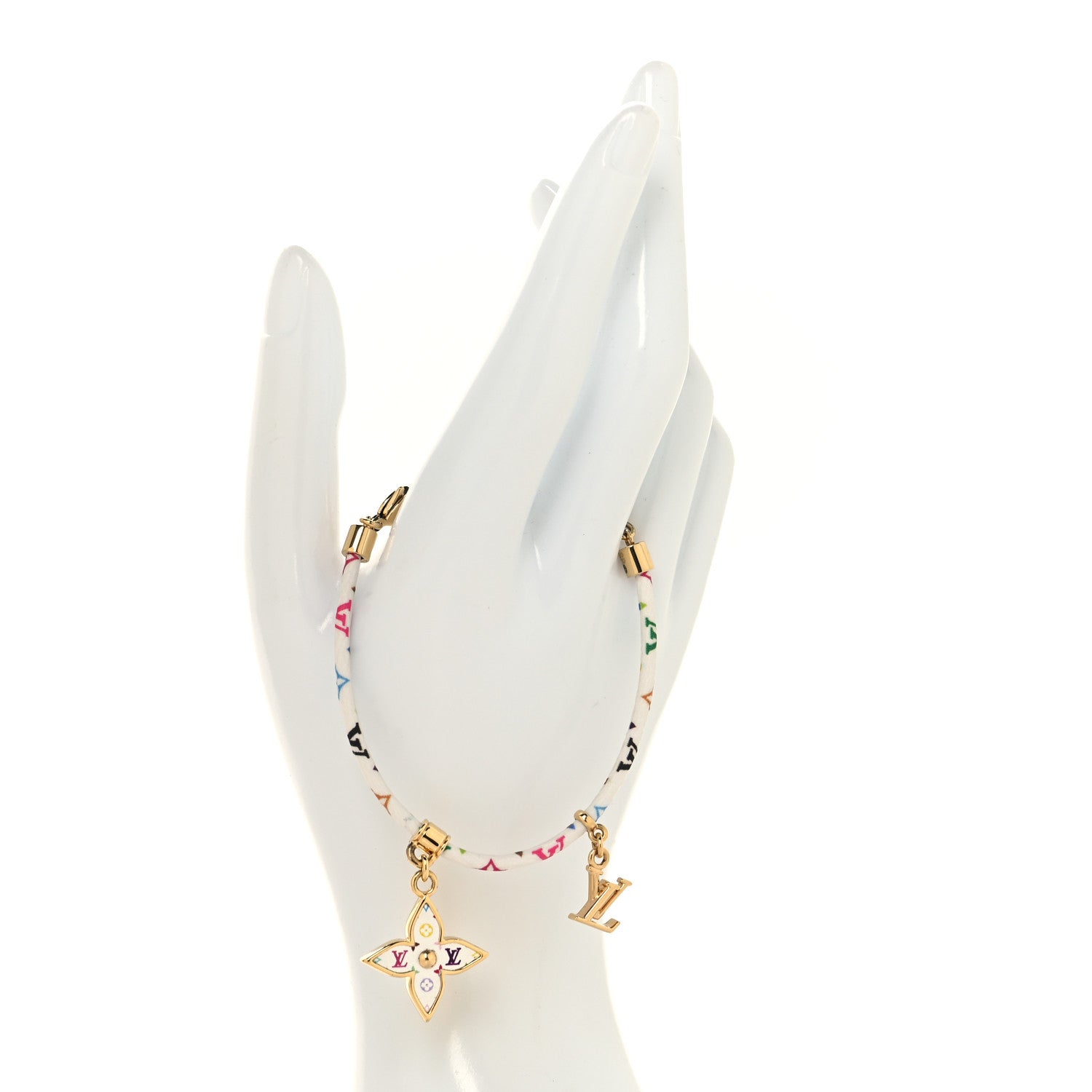 Louis Vuitton LV X TM Monogram Multicolor Charms Bracelet White 2 of 4