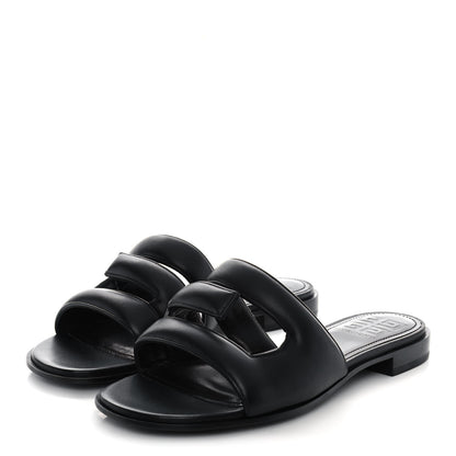 Givenchy Nappa G Flat Sandals 36 Black 3 of 10