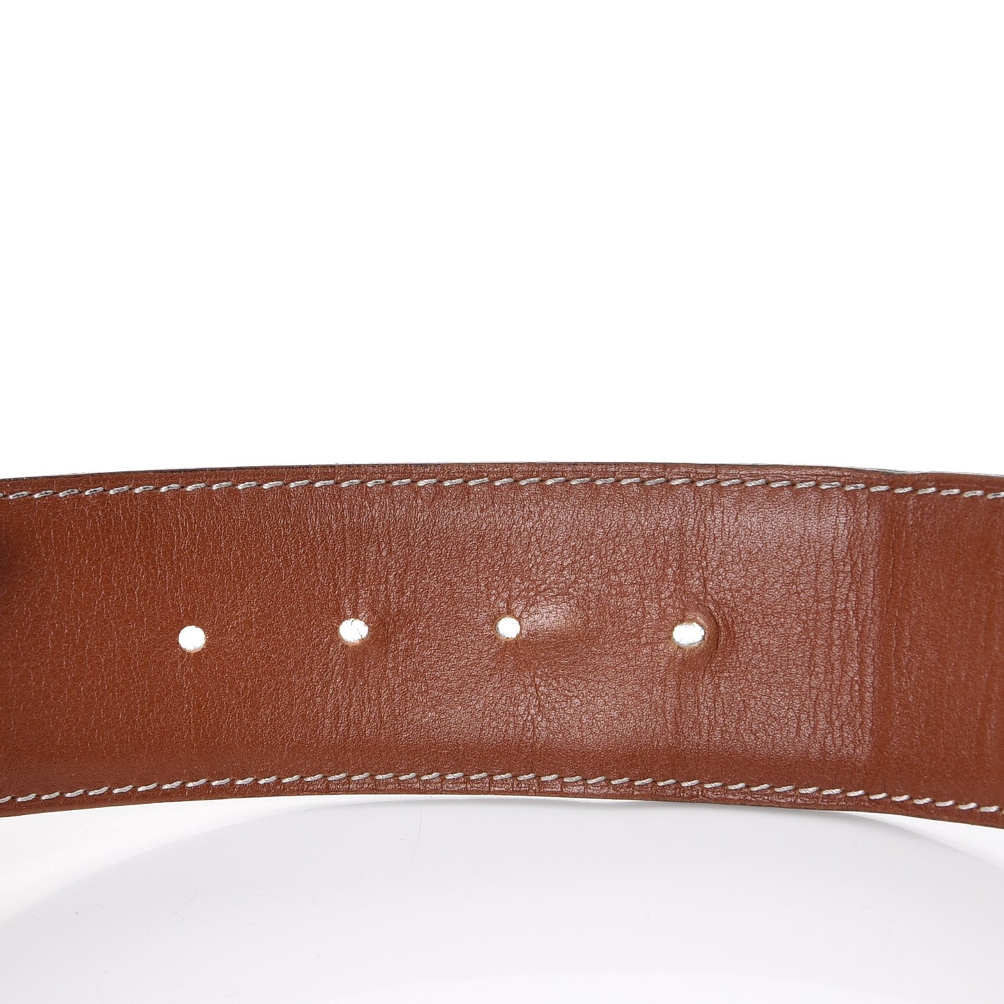 Natural Barenia Chamonix 42mm Belt Strap 95 Gold Black
