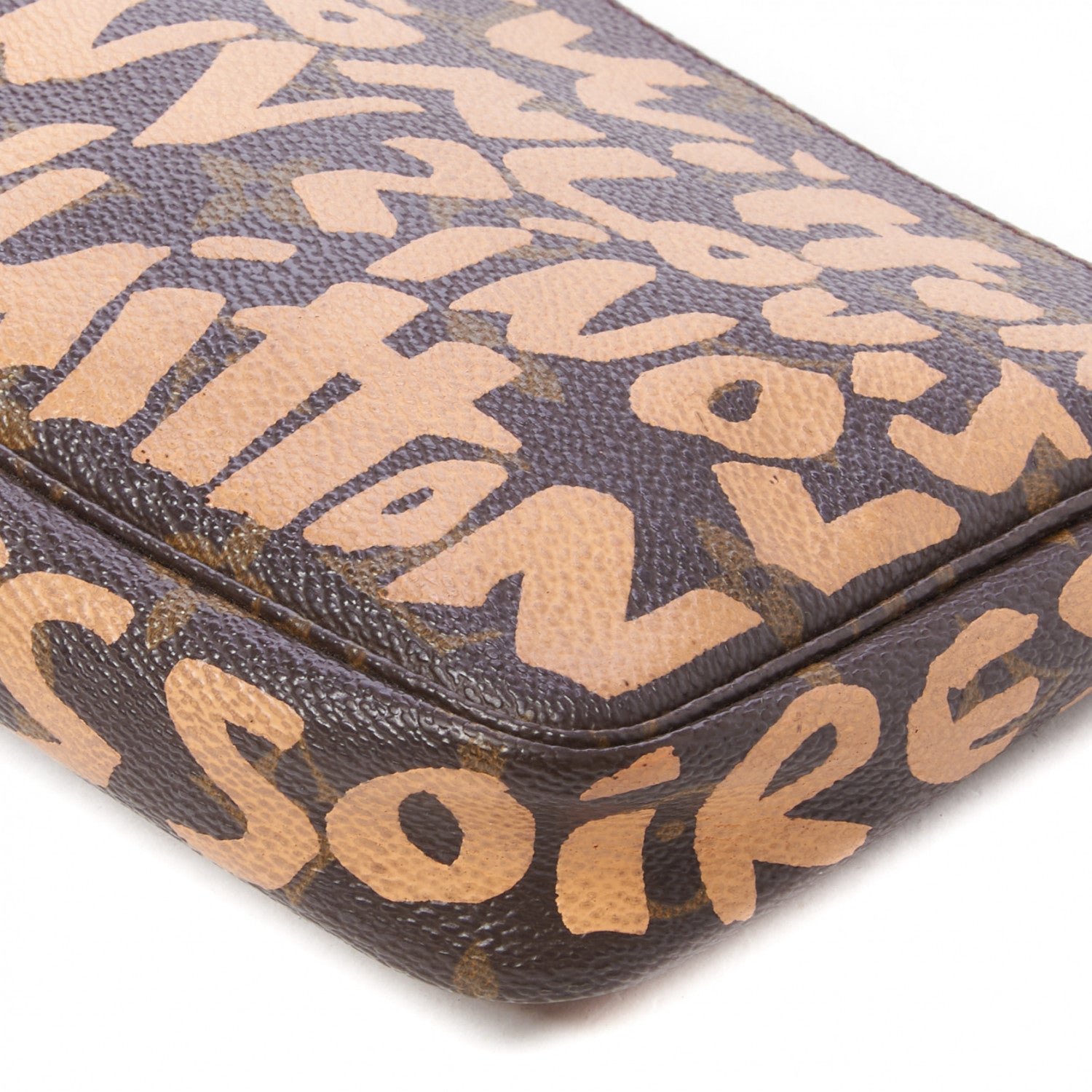 Louis Vuitton Monogram Graffiti Pochette Accessories Peach 5 of 8