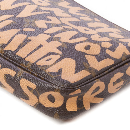 Louis Vuitton Monogram Graffiti Pochette Accessories Peach 5 of 8