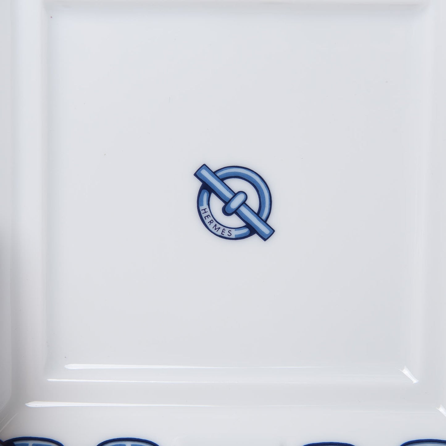 Printed Porcelain Chaine D'Ancre Ashtray