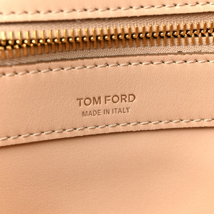 Tom Ford Calfskin Hollywood T Twist Tote Oat 6 of 11