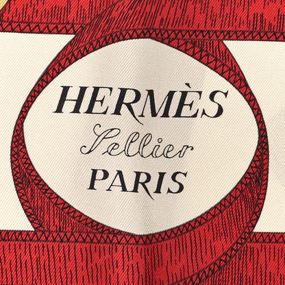 Hermes Silk Eperon D'Or Forever Scarf 90 Caramel Creme Or 2 of 5
