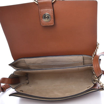 Chloe Suede Calfskin Small Faye Shoulder Bag Tobacco 5 of 12