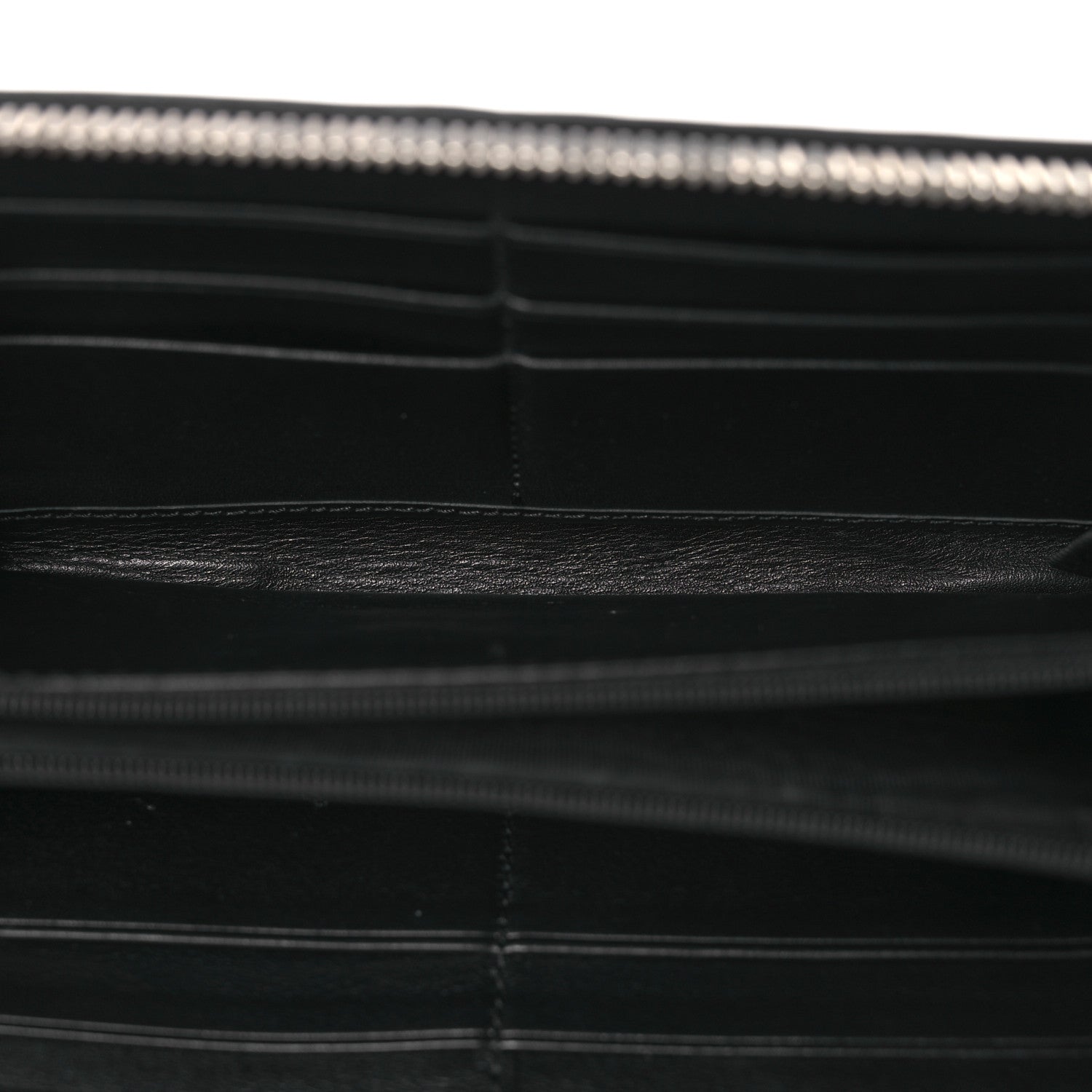 Gucci Microguccissima Zip Around Wallet Black 6 of 14