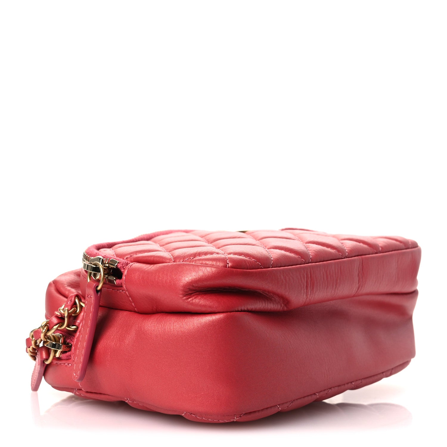 Chanel Calfskin Quilted Day Trips Camera Case Pink 4 of 11