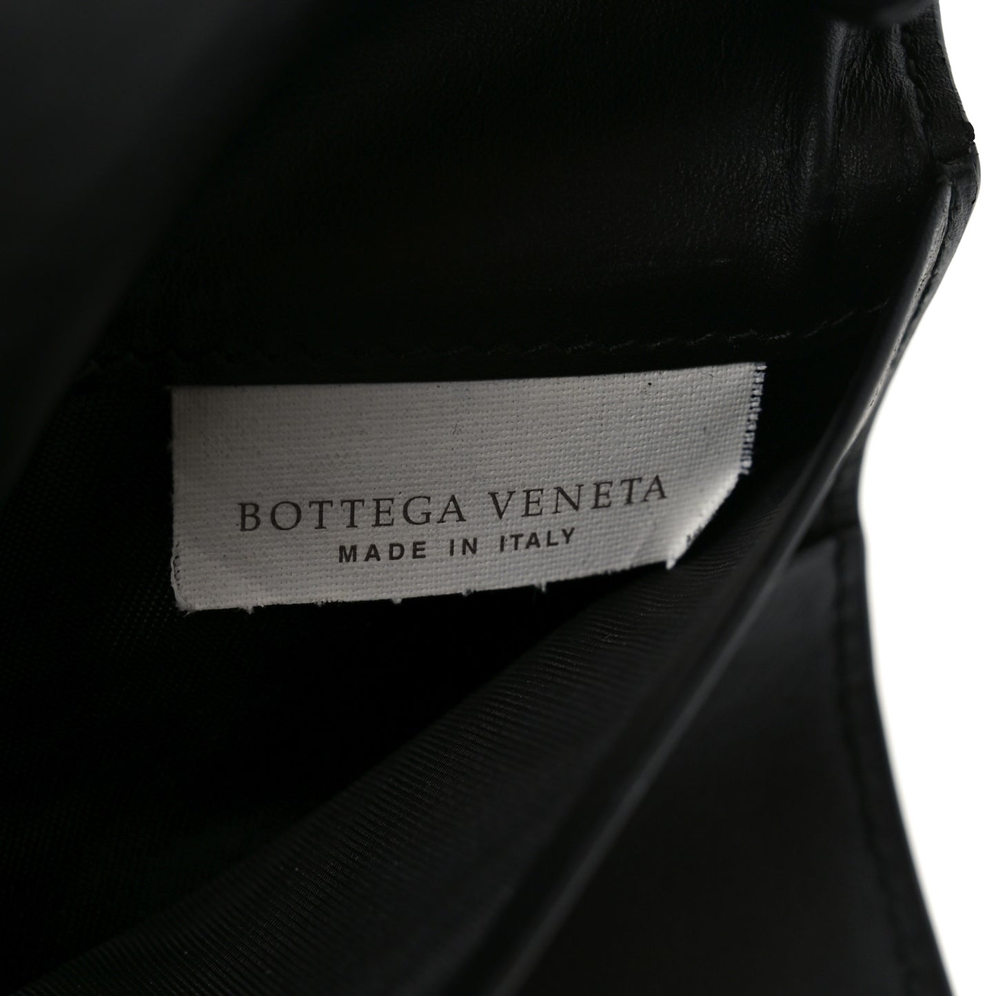Nappa Intrecciato Flap Wallet Black