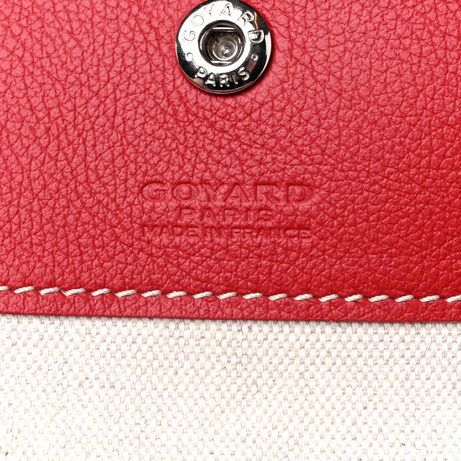 Goyard Goyardine Saint Louis PM Red 6 of 8