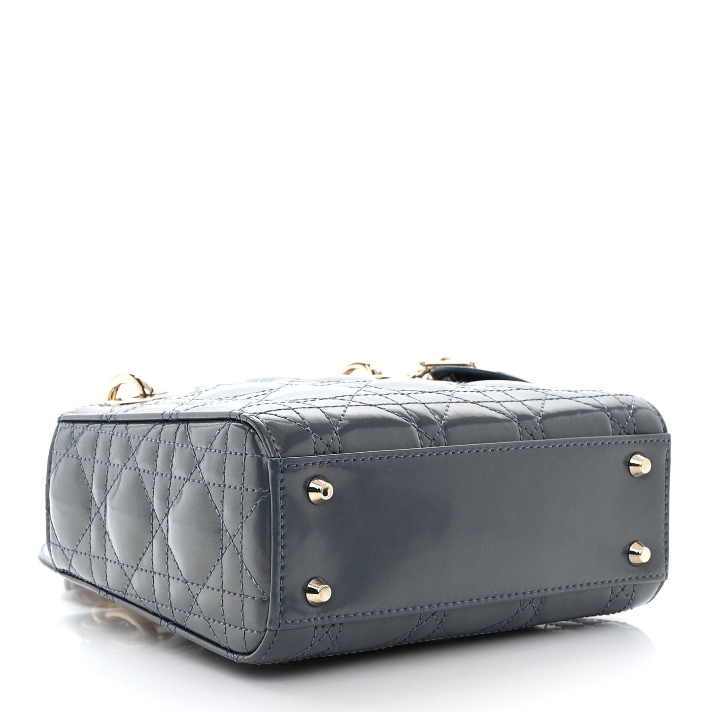 Patent Cannage Mini Lady Dior Pastel Night