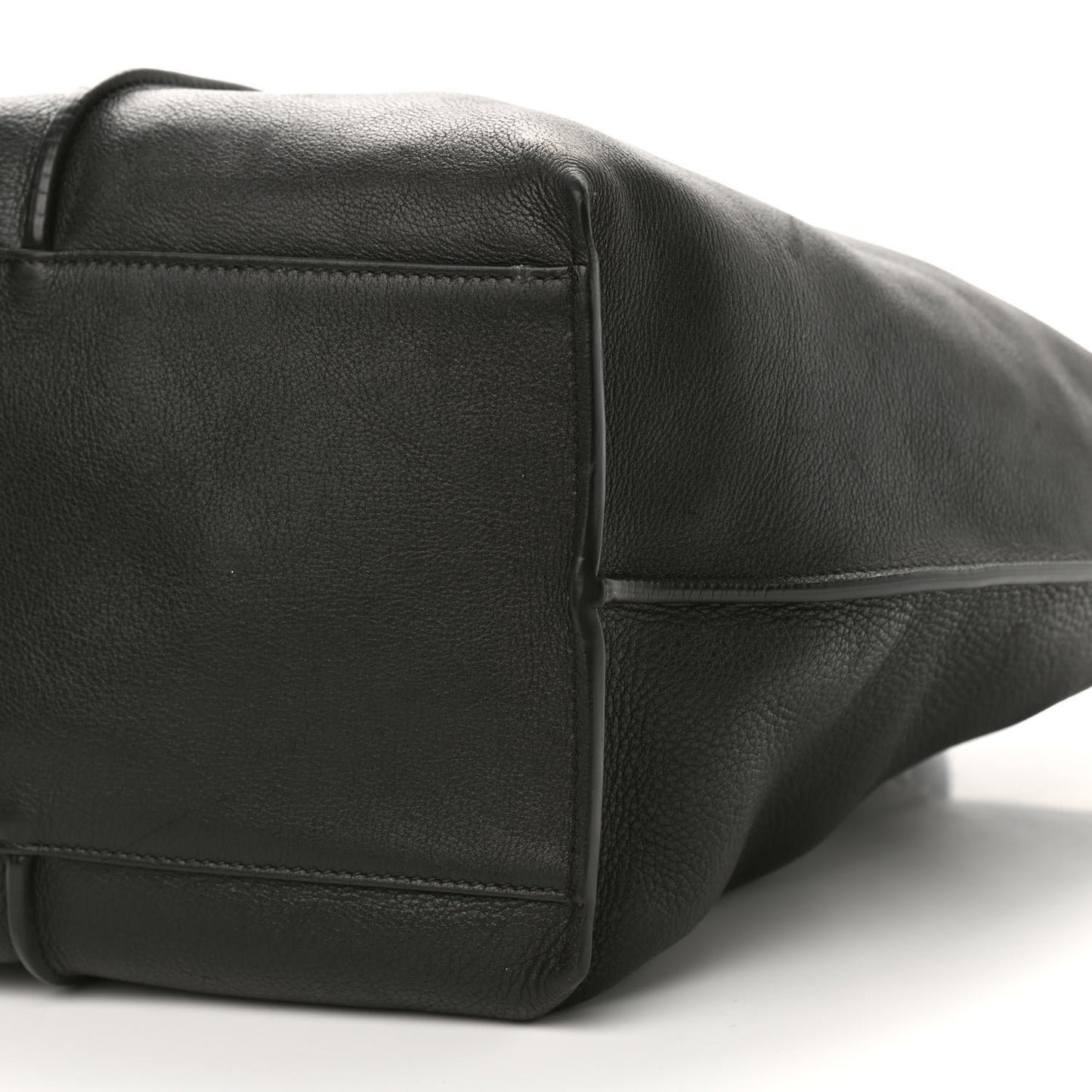Smooth Calfskin Medium Vick Tote Black
