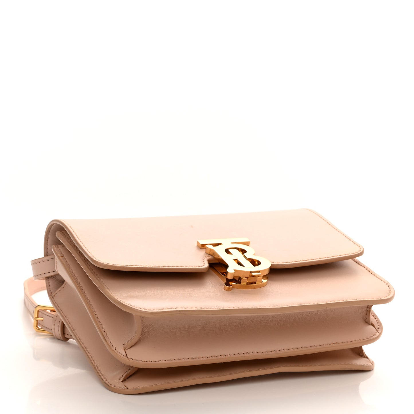 Calfskin Small TB Bag Rose Beige