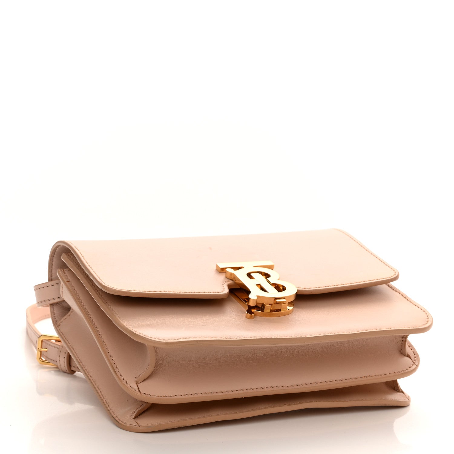 Burberry Calfskin Small TB Bag Rose Beige 4 of 10