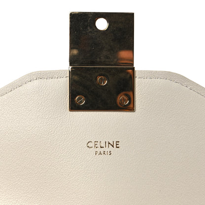 Celine Calfskin Quilted Medium C Bag White 6 of 12