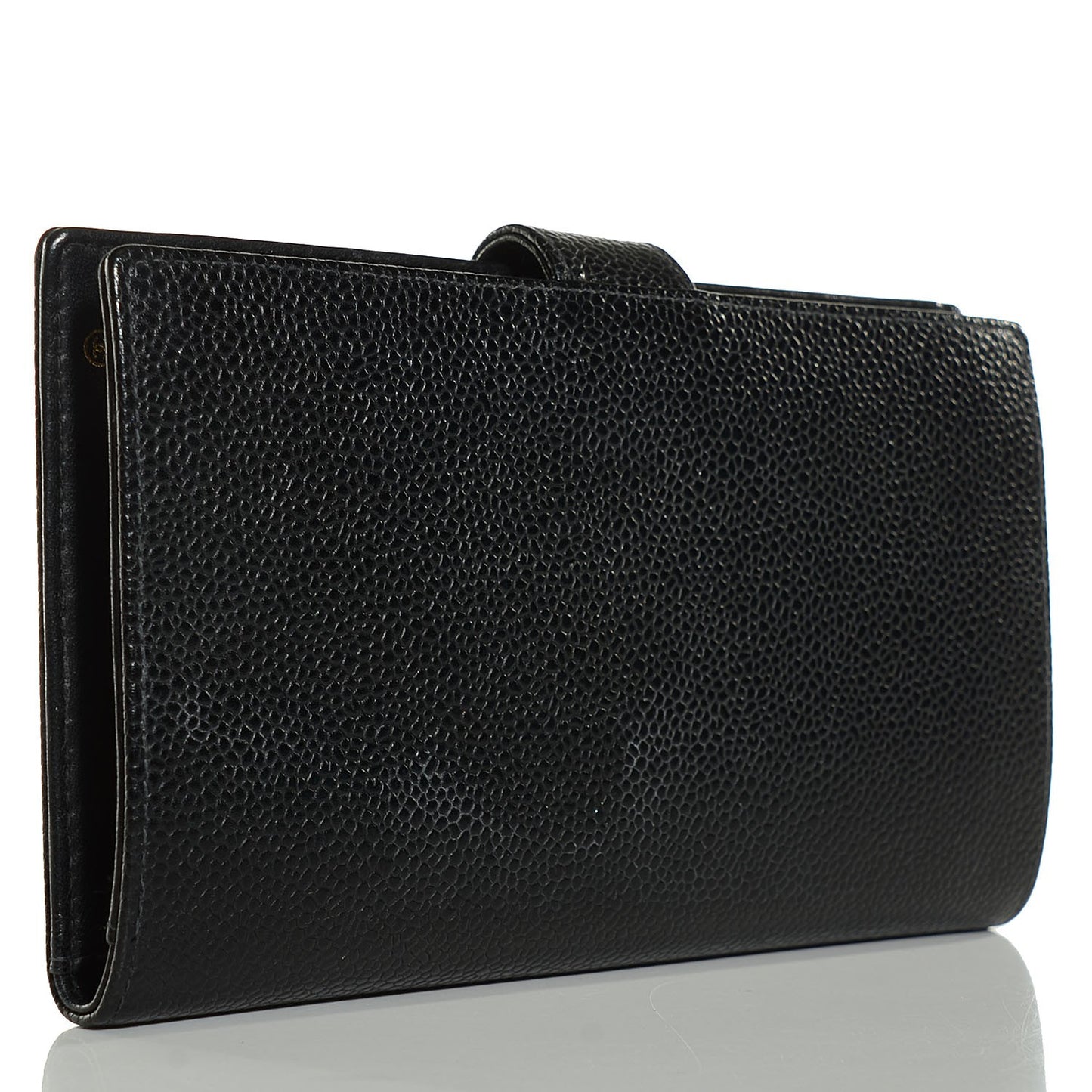 Caviar CC French Wallet Black