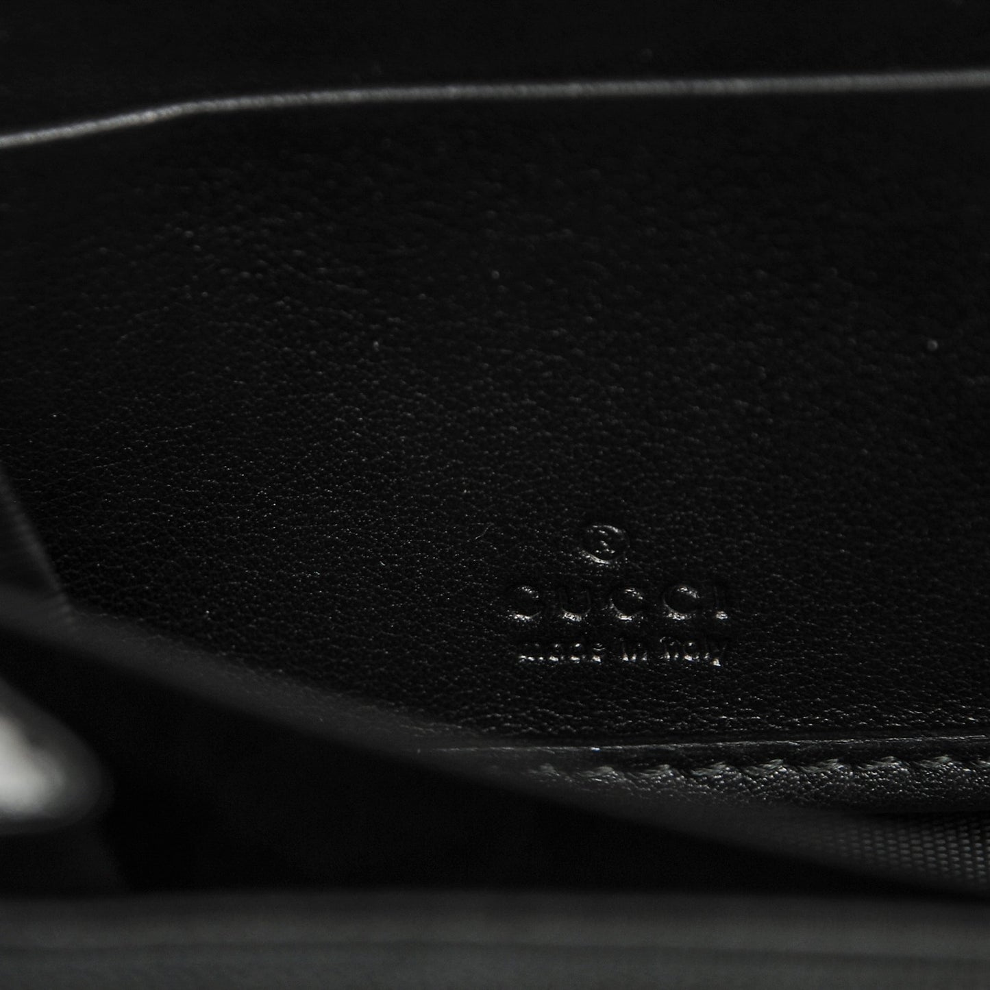 Guccissima Sukey Zip Around Wallet Black