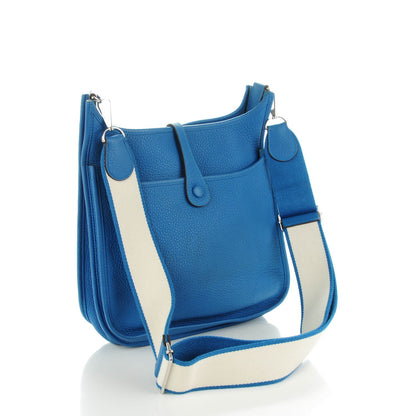 Hermes Taurillon Clemence Amazone Evelyne III PM Mykonos 3 of 7