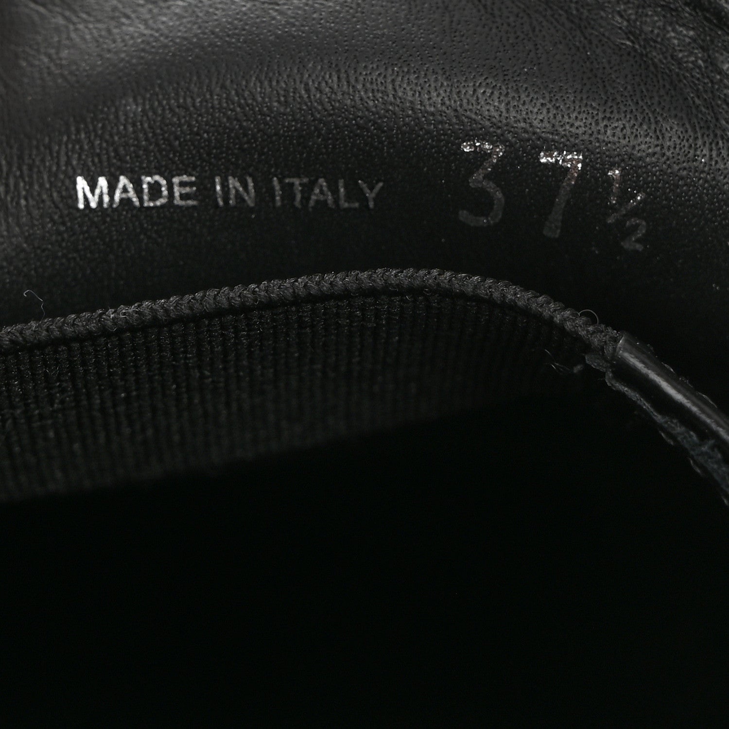 Prada Spazzolato Metal Triangle Logo 50mm Loafers 37.5 Black 7 of 10