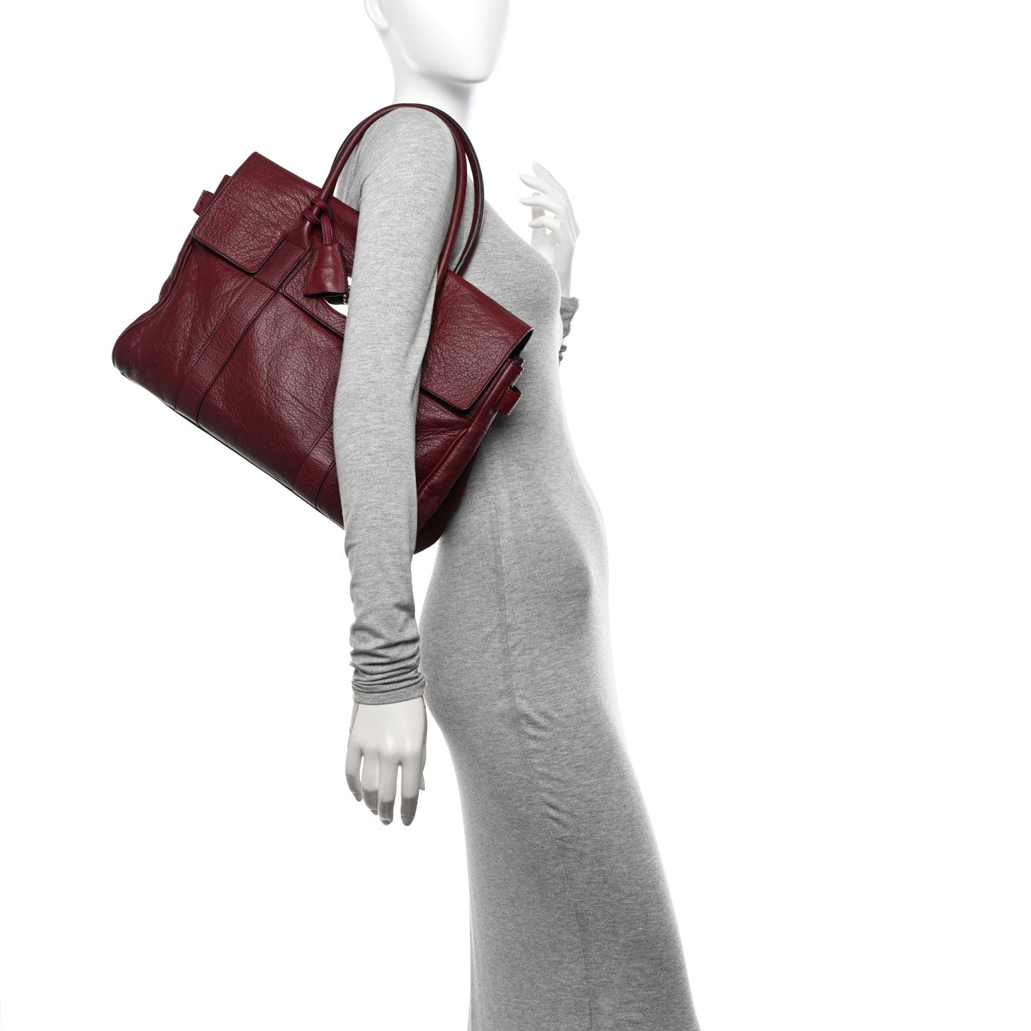 Mulberry Natural Leather Bayswater Oxblood 2 of 12