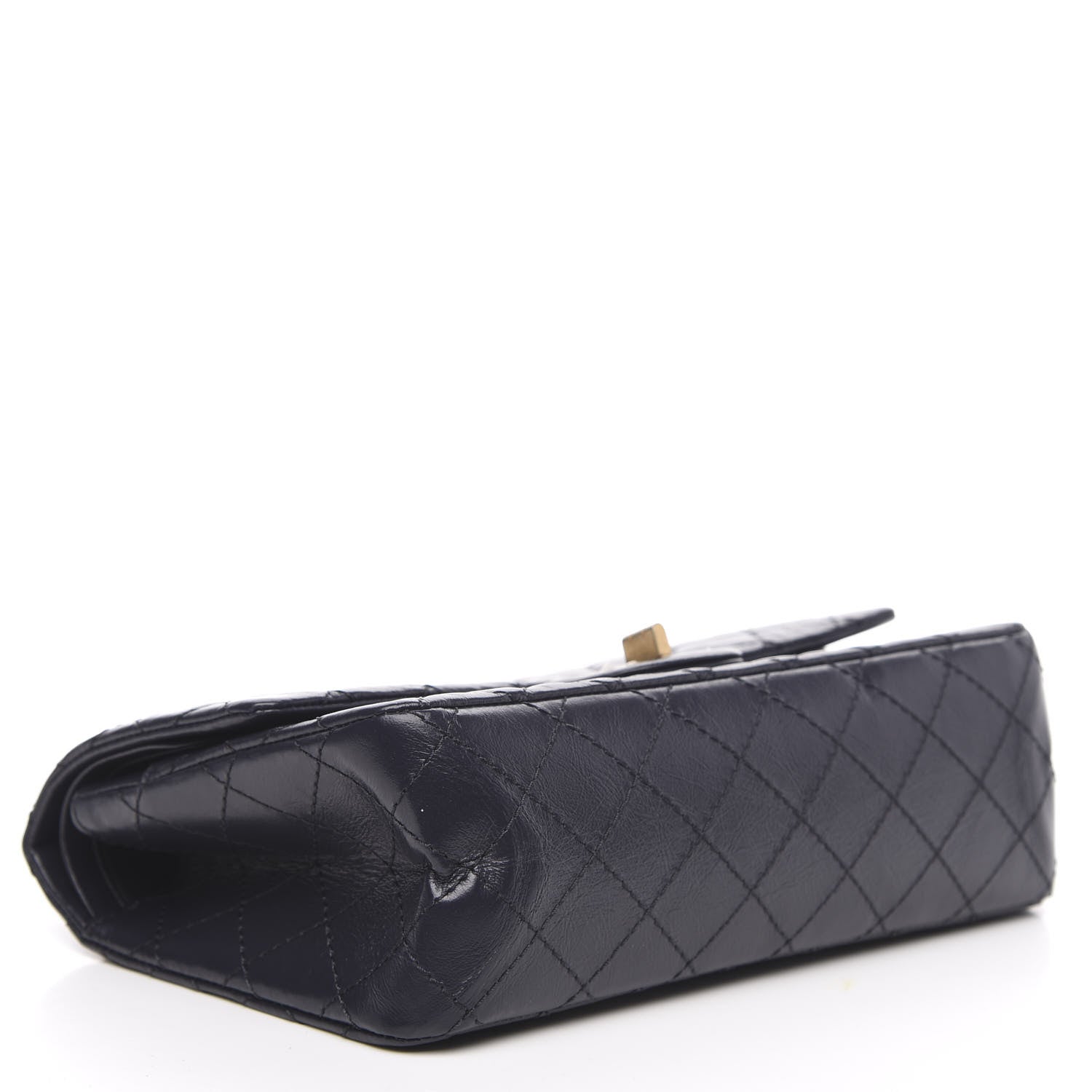 Chanel Aged Calfskin Quilted 2.55 Reissue 225 Flap Navy 4 of 11