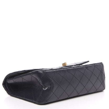 Chanel Aged Calfskin Quilted 2.55 Reissue 225 Flap Navy 4 of 11