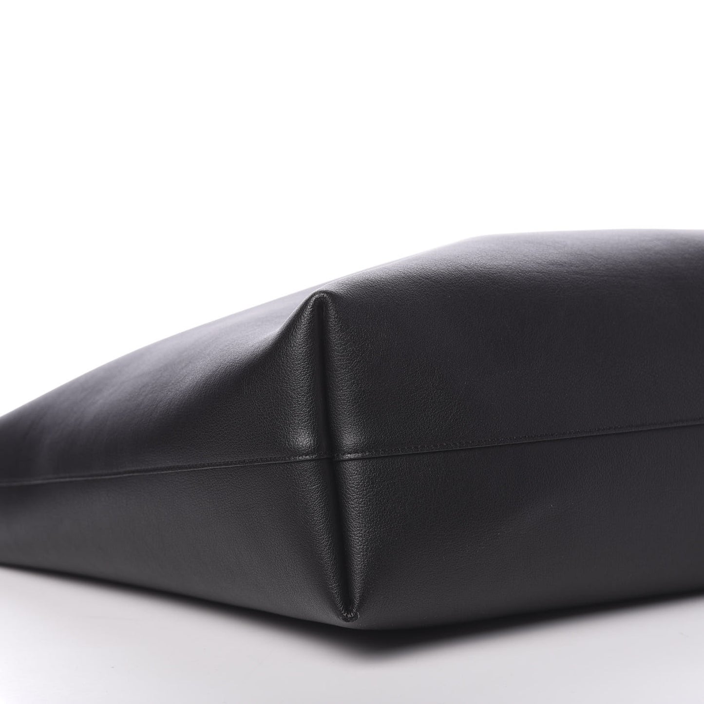 Calfskin Large Shopping Tote Black