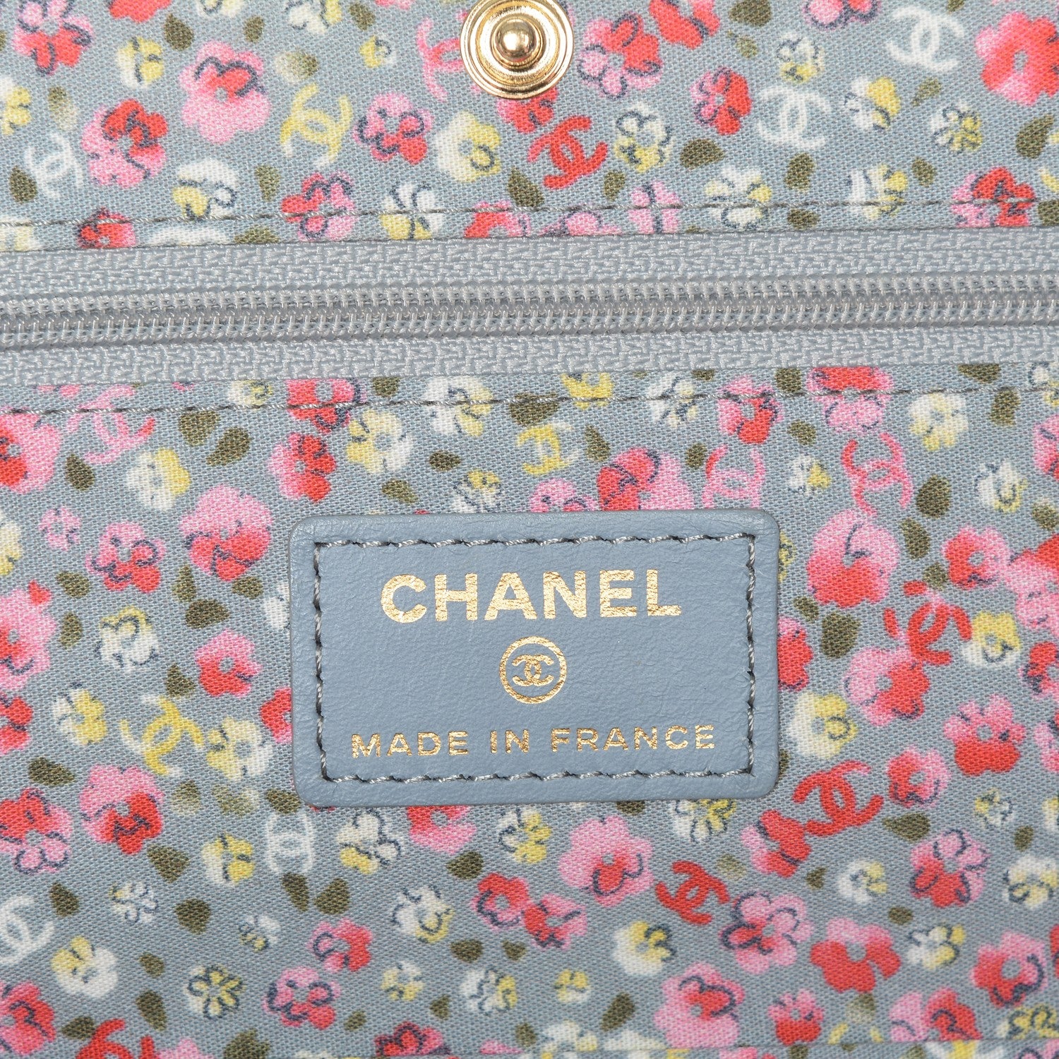 Chanel Canvas Quilted Coco Cuba Charms Wallet On Chain WOC Khaki 6 of 7