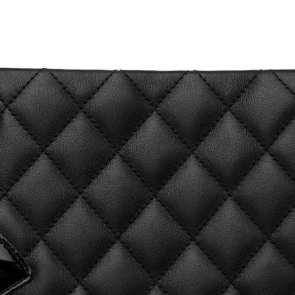Chanel Calfskin Quilted Large Cambon Tote Black 8 of 10