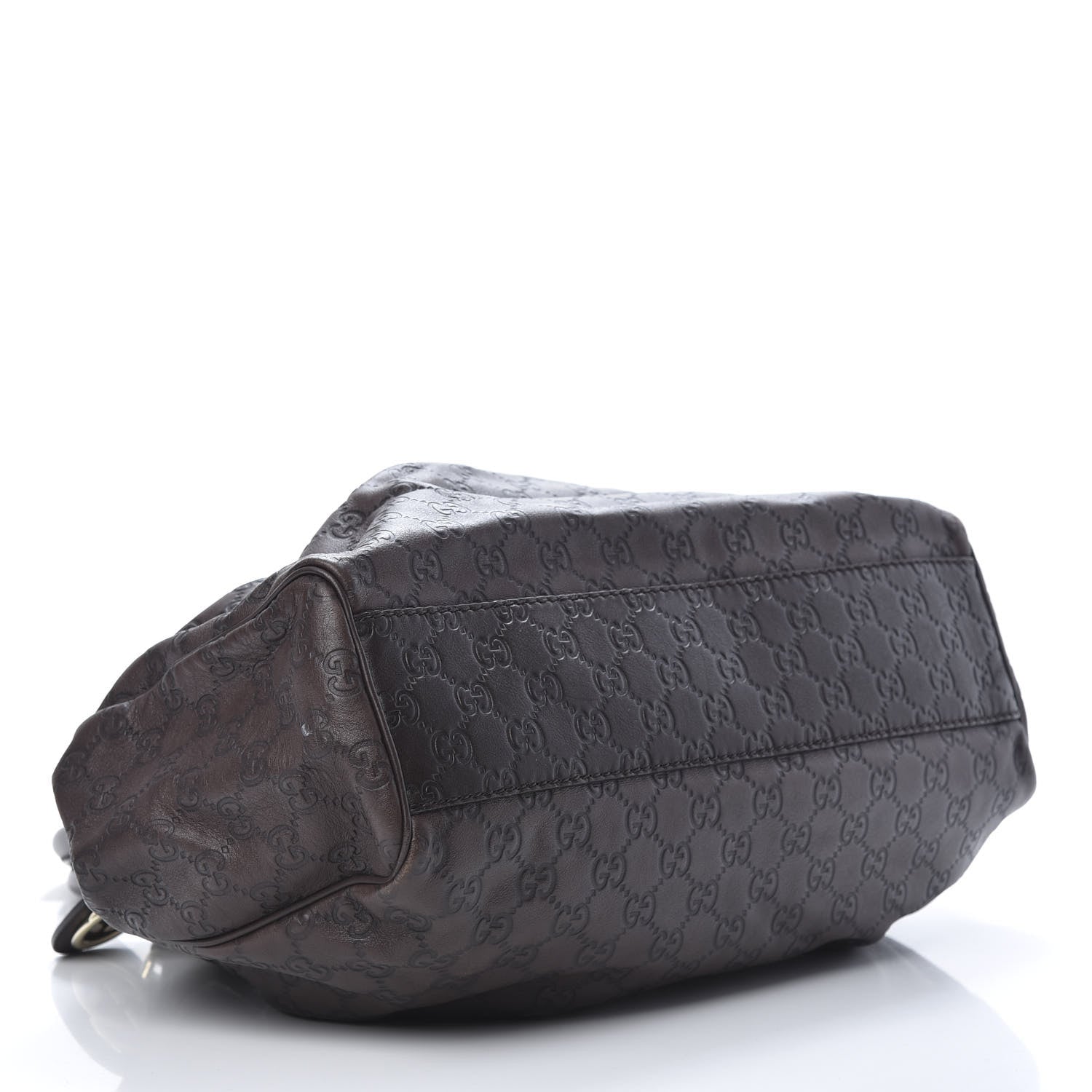 Gucci Guccissima Medium Sukey Tote Chocolate 4 of 13