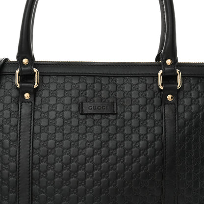 Gucci Soft Microguccissima Small Zippered Satchel Black 8 of 12