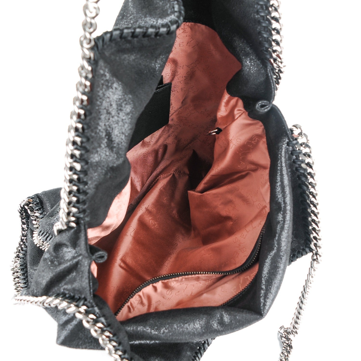 Stella McCartney Shaggy Deer Big Falabella Tote Black 5 of 11
