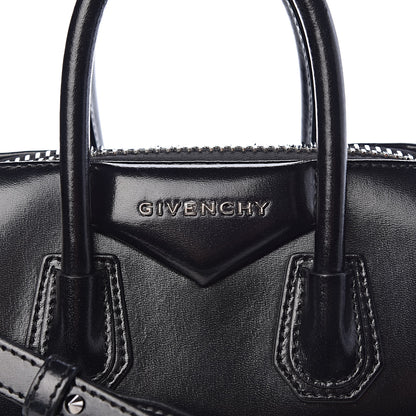 Givenchy Shiny Lord Calfskin Mini Antigona Black 10 of 10