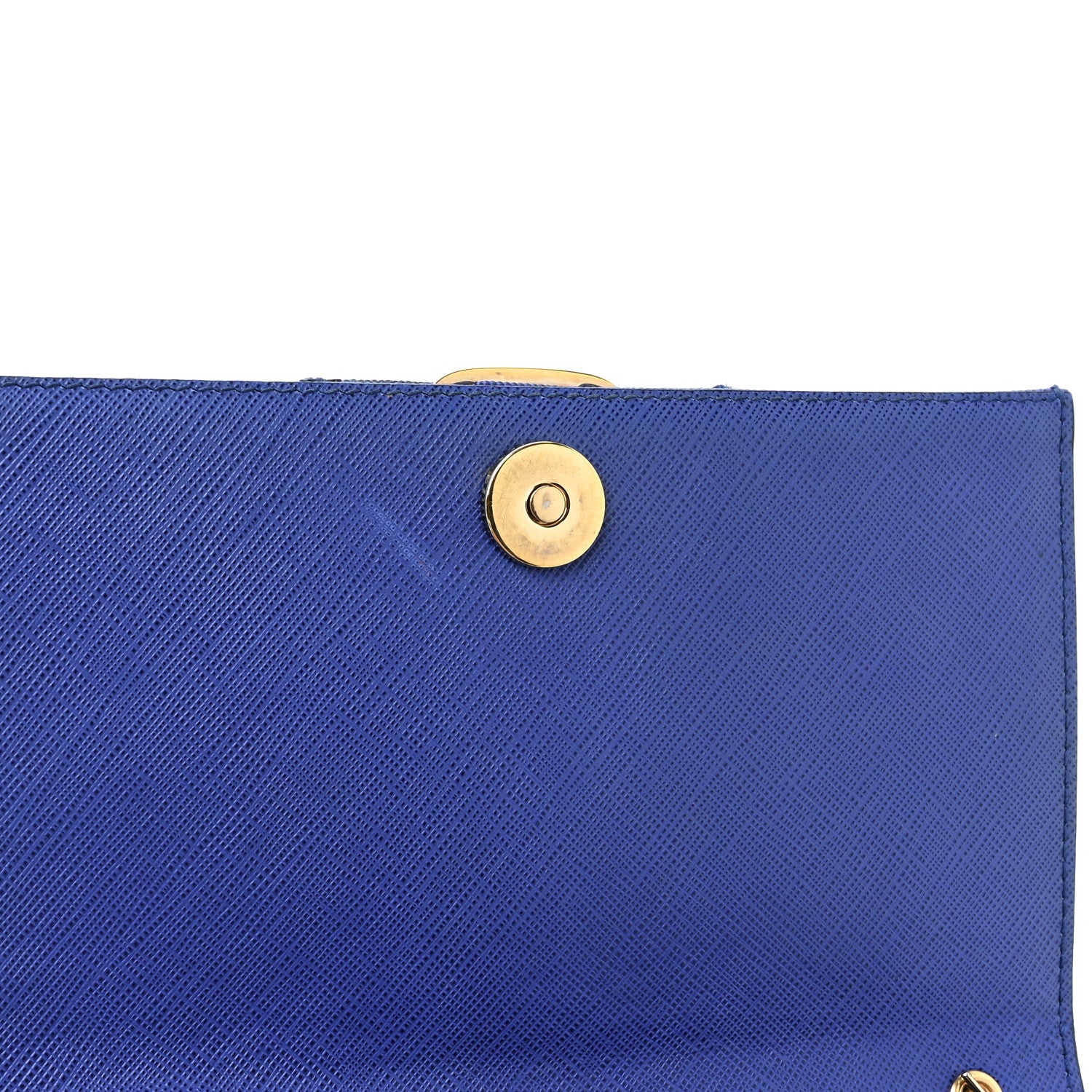 Salvatore Ferragamo Printed Calfskin Ginny Shoulder Bag Blue 9 of 14