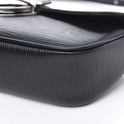Louis Vuitton Epi Montaigne Clutch Black 8 of 9