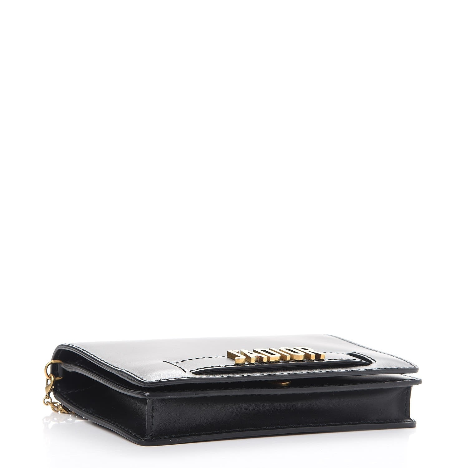Christian Dior Calfskin J'Adior Wallet on Chain Pouch Black 4 of 8