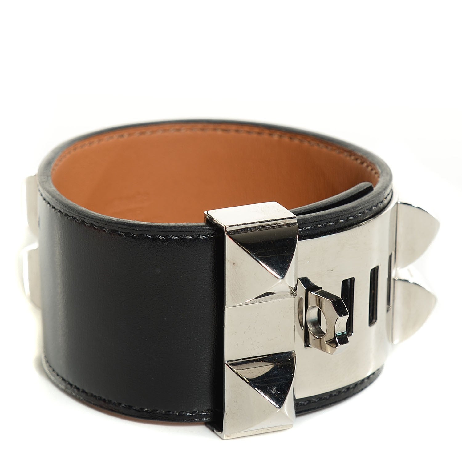 Hermes Chamonix Collier de Chien CDC Bracelet L Black 3 of 6