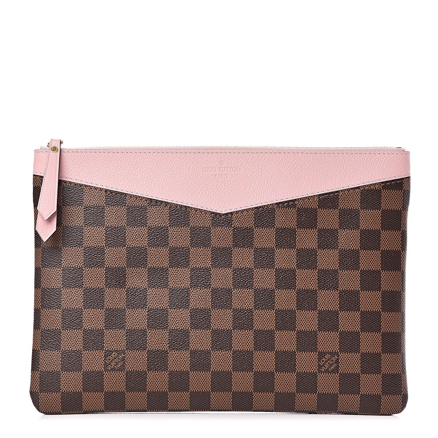 Louis Vuitton Damier Ebene Daily Pouch Rose Poudre 1 of 10